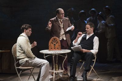 Matthew Schleigh (Hollis Bessemer), Josh Lamon (Addison Mizner) and Noah Racey (Wilso Photo