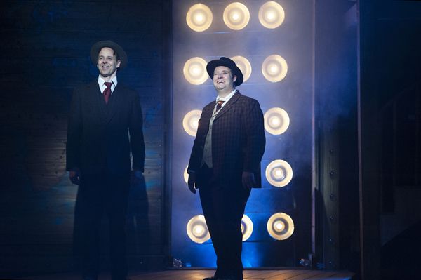 â€“ Noah Racey (Wilson Mizner) and Josh Lamon (Addison Mizner)  Photo