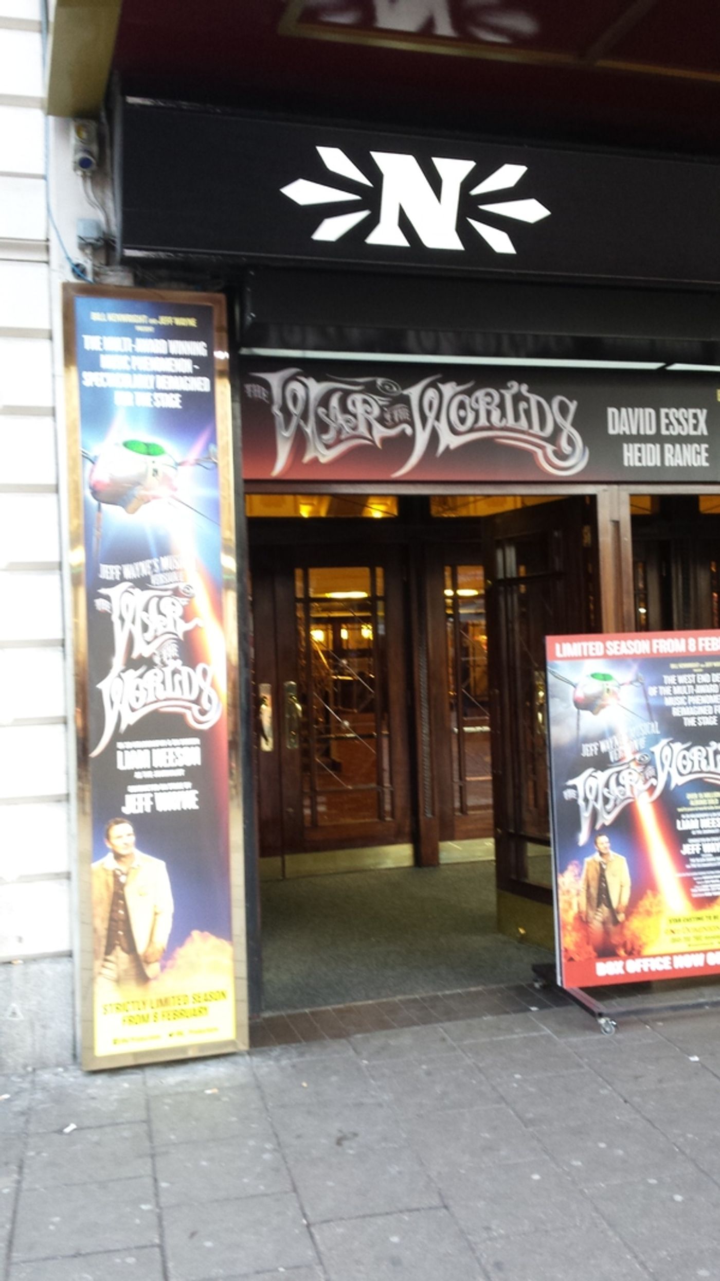 Photo Coverage: Marquee At The Dominion For THE WAR OF THE WORLDS  Image