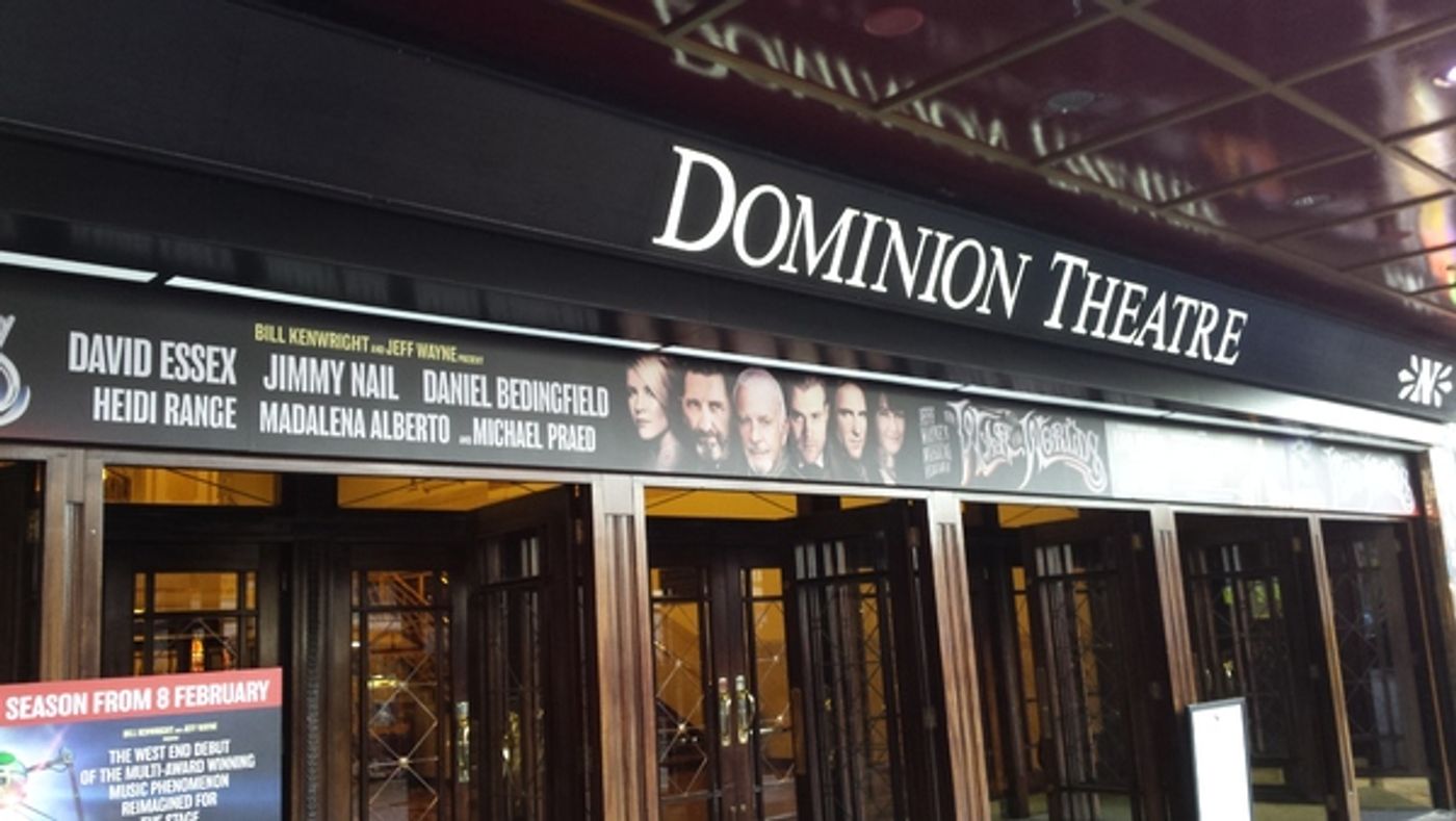 Photo Coverage: Marquee At The Dominion For THE WAR OF THE WORLDS  Image