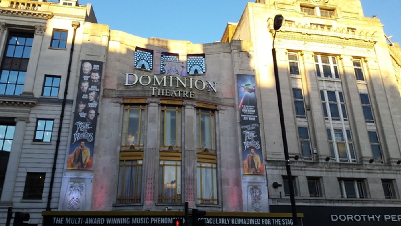 Photo Coverage: Marquee At The Dominion For THE WAR OF THE WORLDS  Image