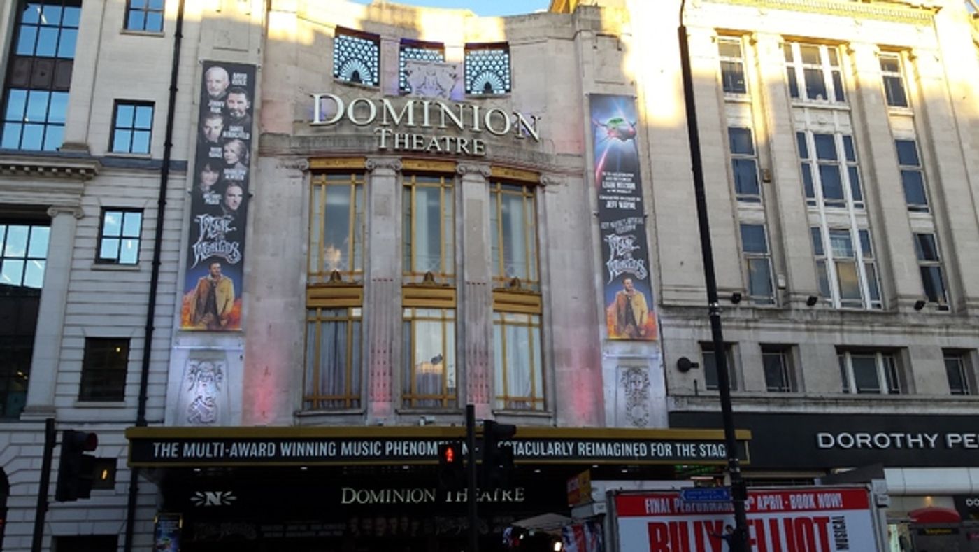 Photo Coverage: Marquee At The Dominion For THE WAR OF THE WORLDS  Image