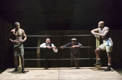 McKinley Belcher III, John Lavelle, Clarke Peters and Khris Davis Photo