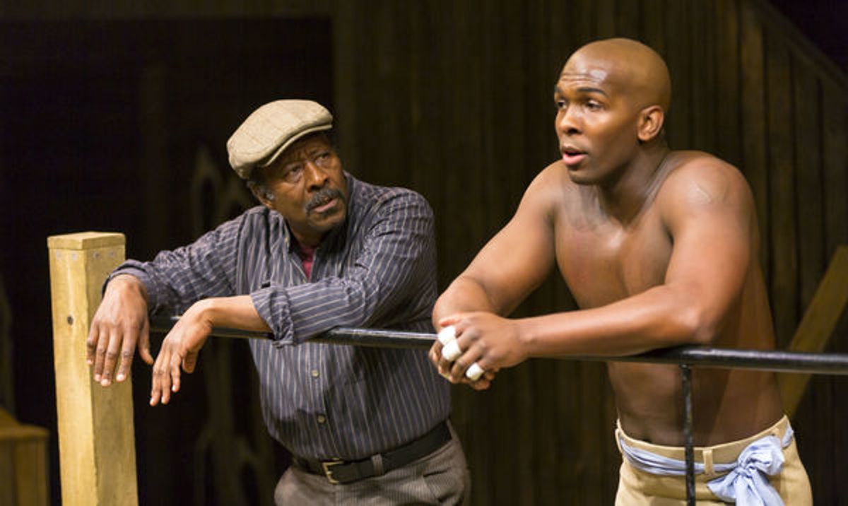 Clarke Peters and Khris Davis at 