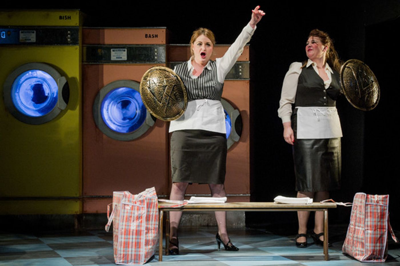 Photo Flash: First Look at Unexpected Opera's THE RINSE CYCLE at Charing Cross Theatre  Image