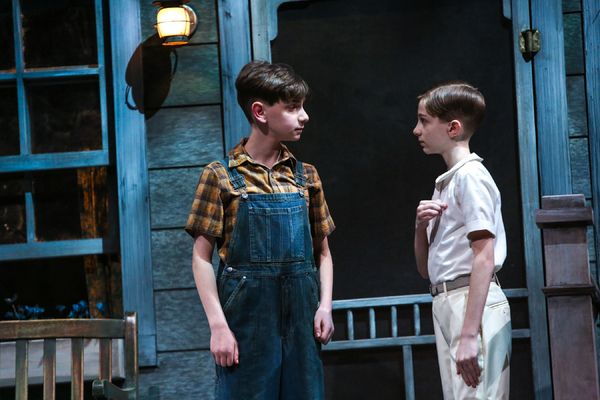 Harry Franklin as Jem Finch, Andrew Beel as Dill Harris Photo