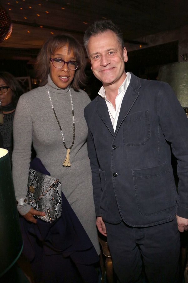 Gayle King, Michael Grandage Photo