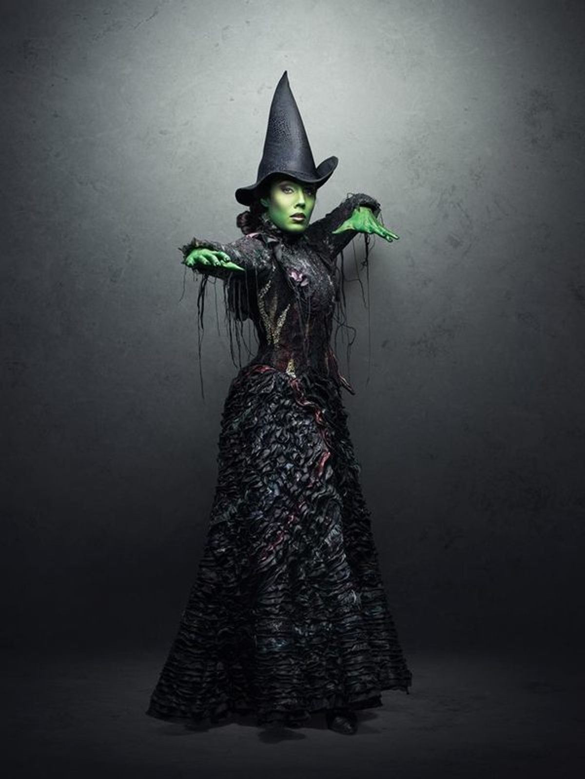 Myra Ruiz as Elphaba at 