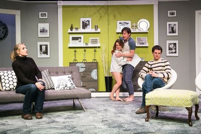 Anya Caravella as Kate, Reesa Roccapriore as Izzy, Chris Luongo as Martin, Jim Diette Photo