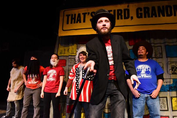 Barrel of Monkeys' company members Nick Hart, Michelle Alba, Emily Marso, Gwen Tulin, Photo
