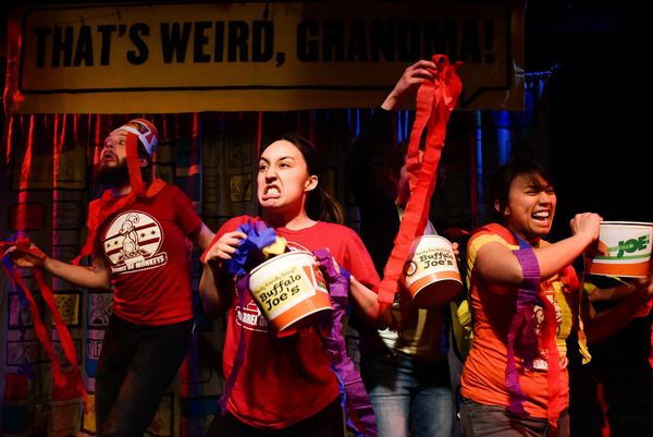 Barrel of Monkeys'' company members Spencer Meeks, Emily Marso and Michelle Alba perf Photo