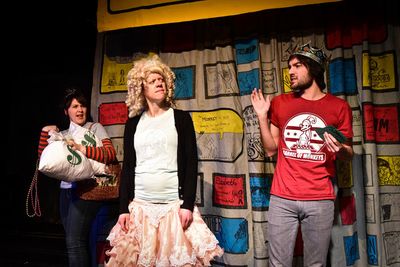 Barrel of Monkeys' company members Gwen Tulin, Meredith Milliron and Nick Hart perfor Photo