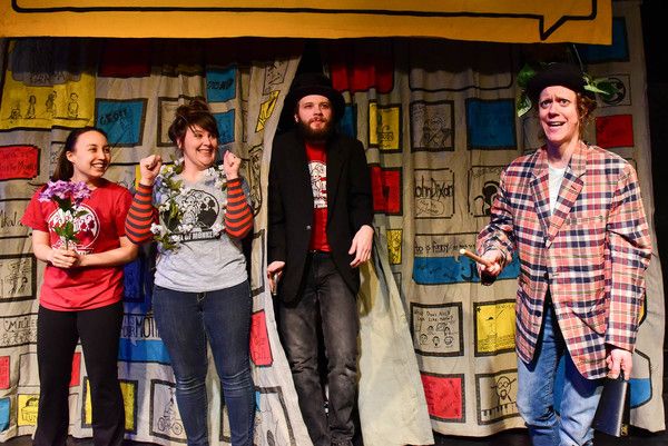 Barrel of Monkeys' company members Emily Marso, Gwen Tulin, Spencer Meeks and Meredit Photo
