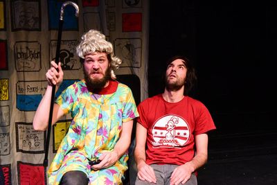 Barrel of Monkeys' company members Spencer Meeks and Nick Hart perform 'Day in the Li Photo