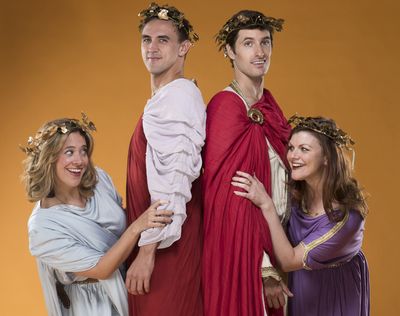 Elise Youssef, Lucas Coleman, David Naughton, and Abby Haug Photo