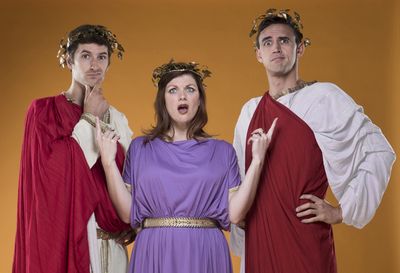 David Naughton, Abby Haug, and Lucas Coleman Photo