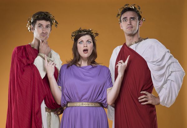 David Naughton, Abby Haug, and Lucas Coleman Photo