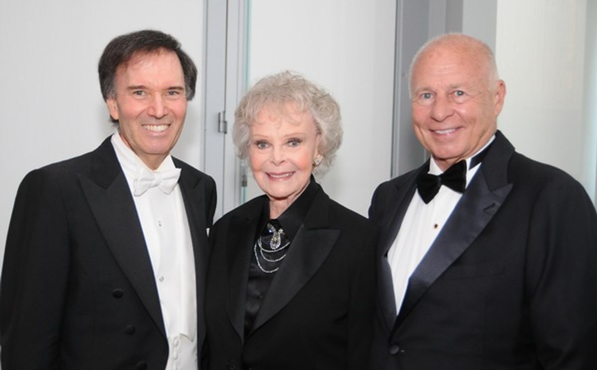 Gary S. Greene, June Lockhart, and Thomas Girard at 