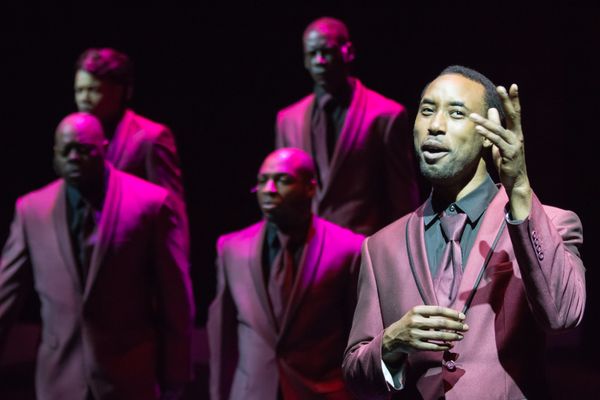 Rashawn Thompson and DOO WOP Cast Photo