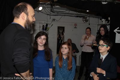 Danny Burstein, Isabella, Tai and Charles Photo