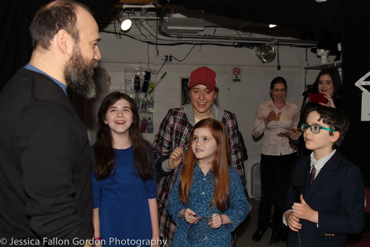 Danny Burstein, Isabella, Tai and Charles at 