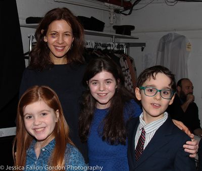 Tai, Jessica Hecht, Isabella and Charles Photo