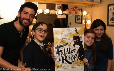 Adam Kantor, Charles, Tai and Isabella Photo