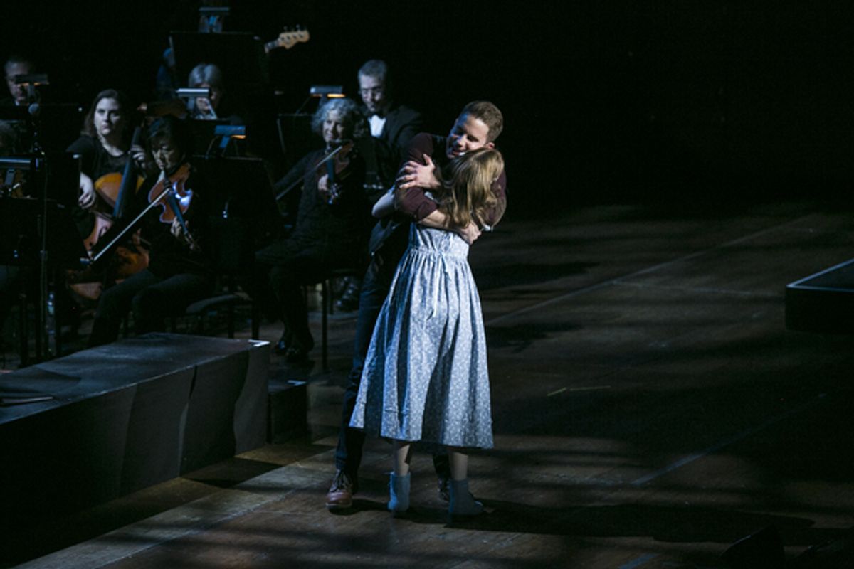 Sydney Lucas and Ben Platt at 