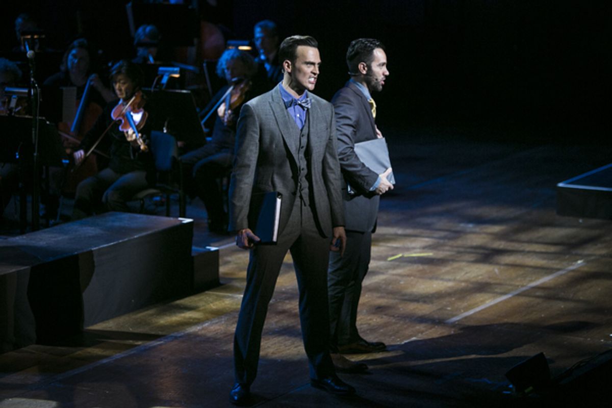 Cheyenne Jackson and Ramin Karimloo at 