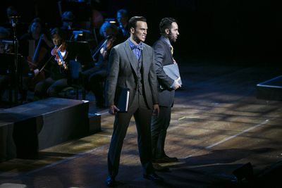 Cheyenne Jackson and Ramin Karimloo Photo