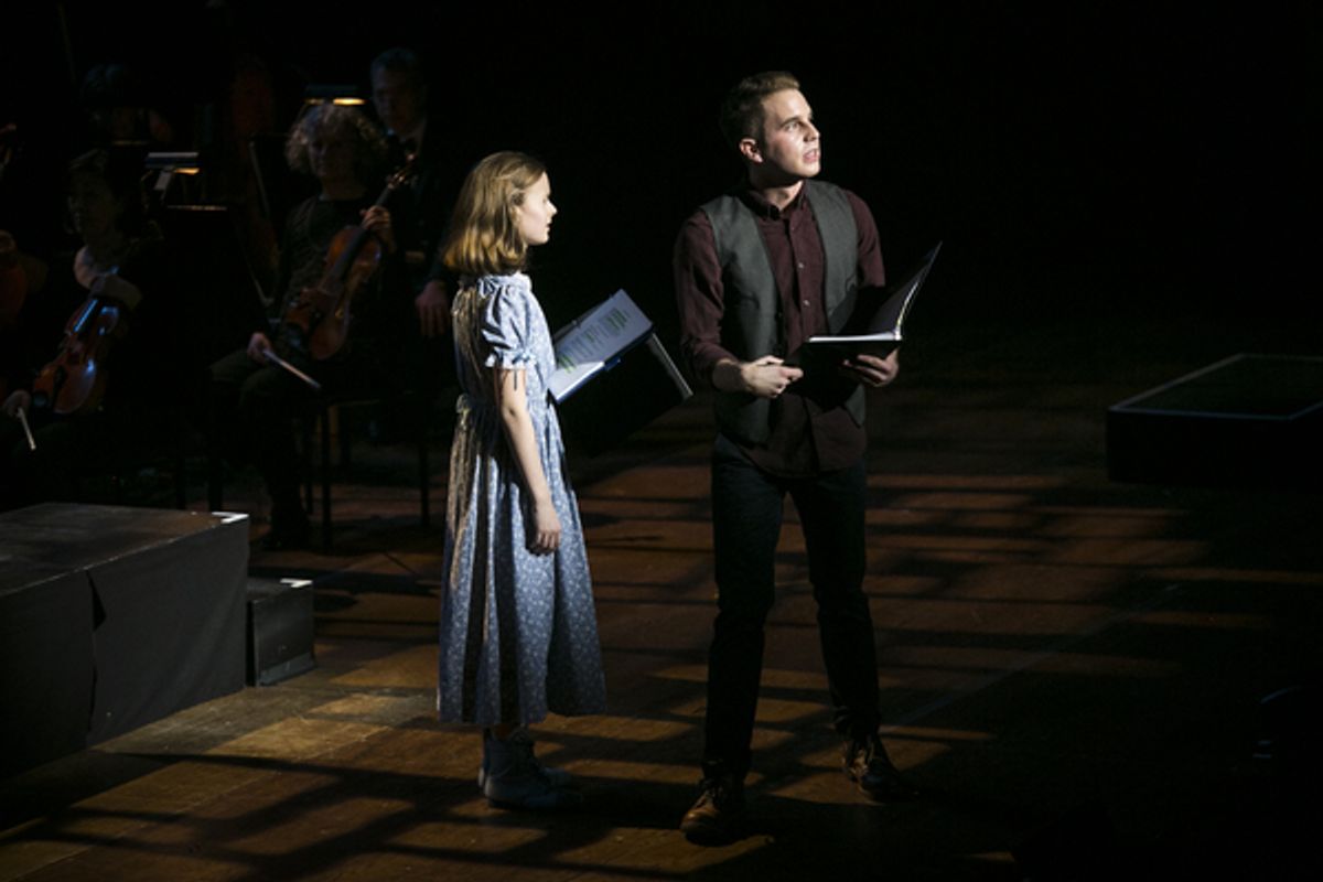 Sydney Lucas and Ben Platt at 