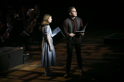 Sydney Lucas and Ben Platt Photo