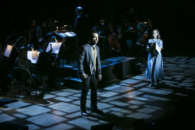 Ramin Karimloo and Sydney Lucas Photo