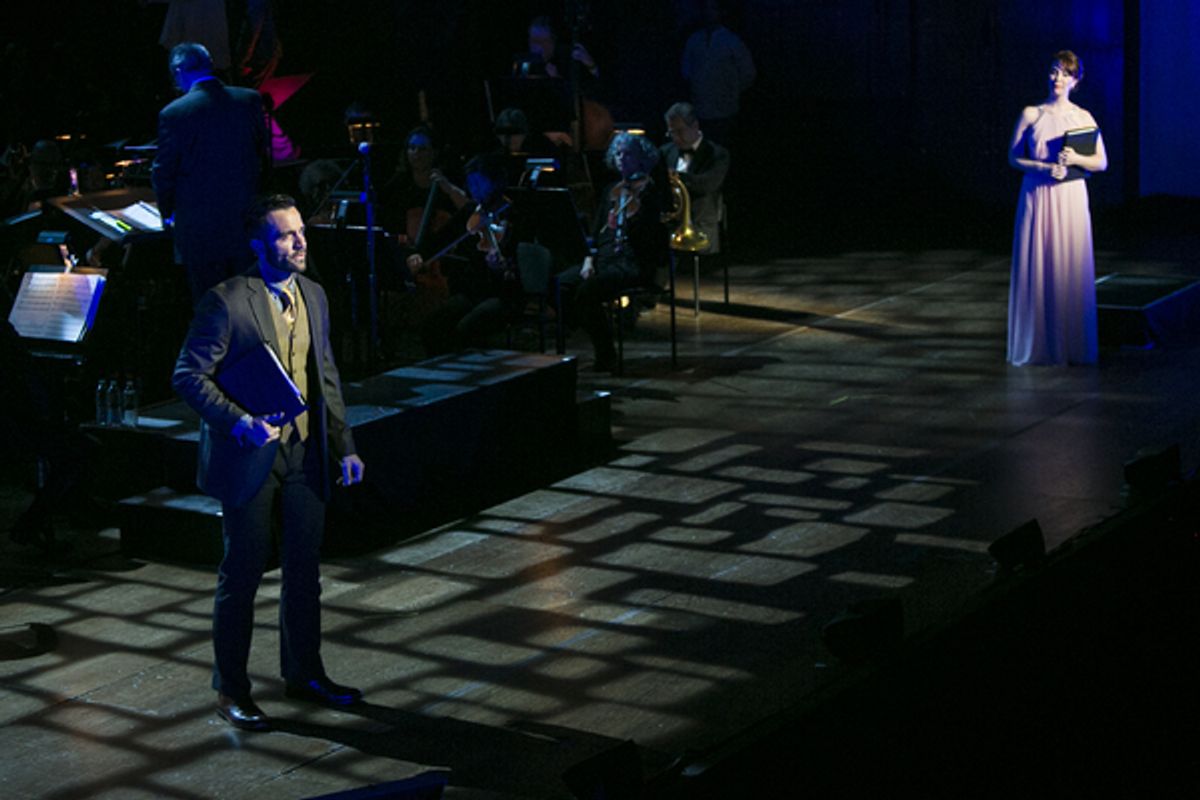 Ramin Karimloo and Sierra Boggess at 