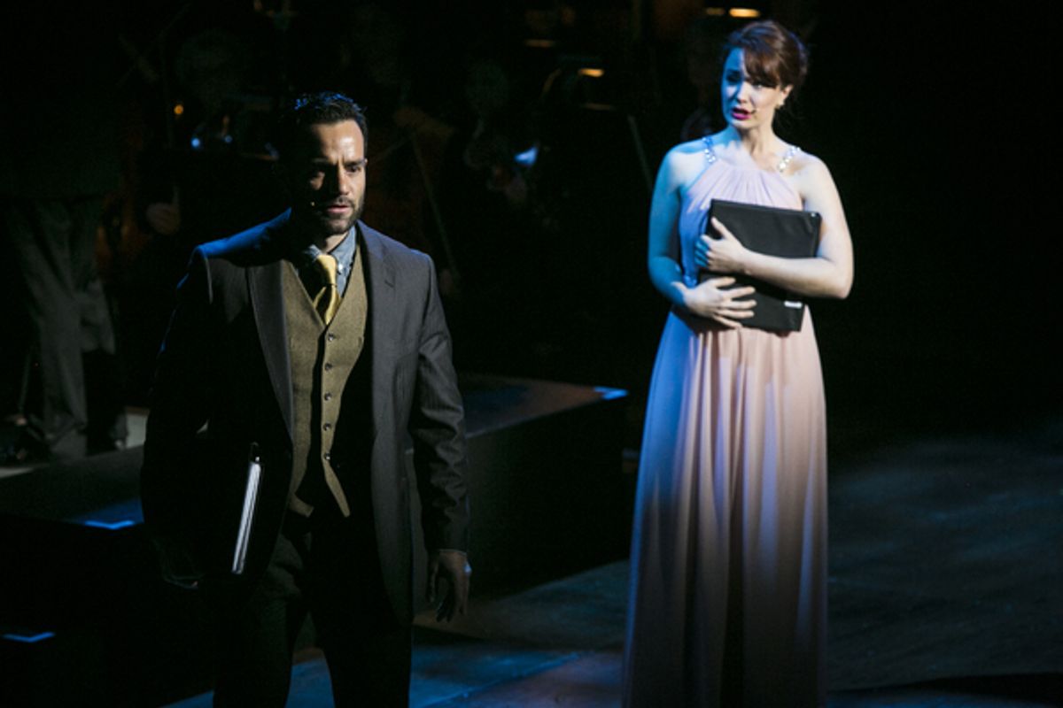 Ramin Karimloo and Sierra Boggess at 