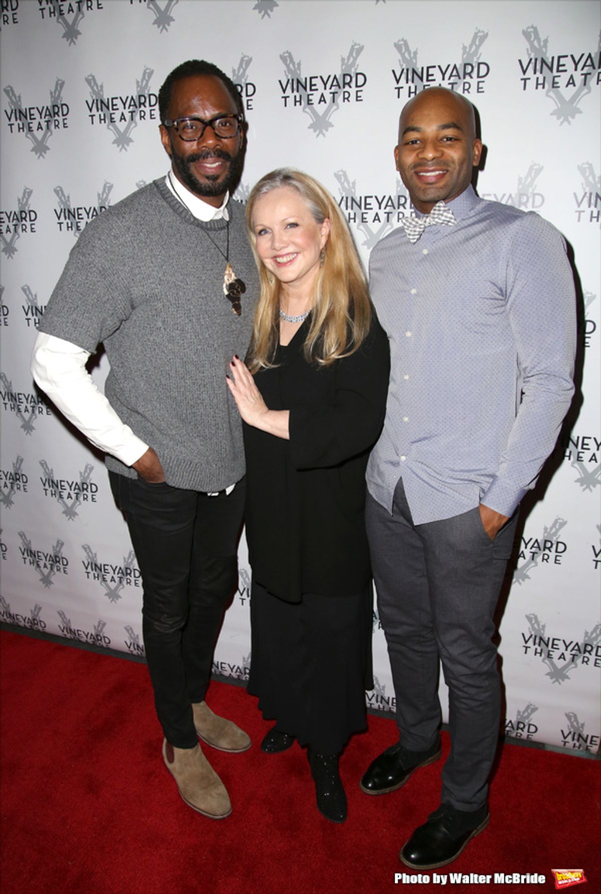Colman Domingo, Susan Stroman and Brandon Victor Dixon  at 