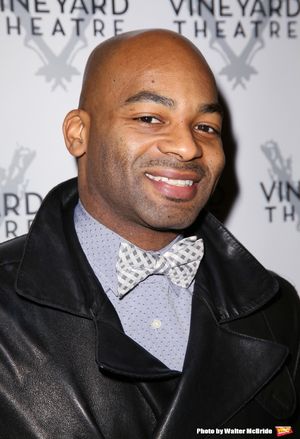 Brandon Victor Dixon during the Off-Broadway Opening Night of 'Dot' at the Vineyard Theatre on February 21, 2016 in New York City. @ BroadwayWorld Brandon Victor Dixon during the Off-Broadway Opening Night of 'Dot' at the Vineyard Photo