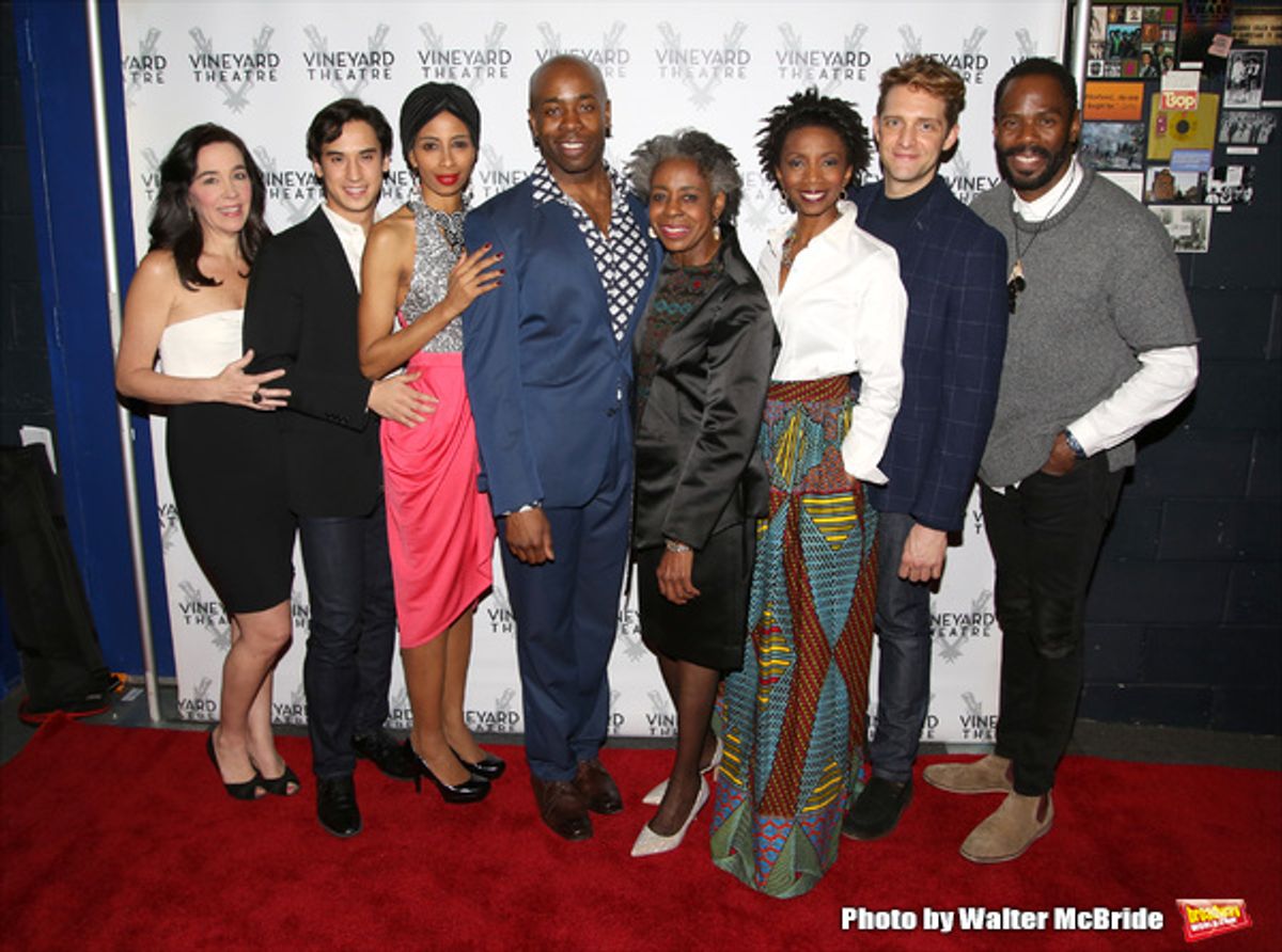 Finnerty Steeves, Michael Rosen, Libya V. Pugh, Stephen Conrad Moore, Marjorie Johnson, Sharon Washington, Colin Hanlon and Colman Domingo  at 