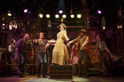 Leslie Kritzer (Salome) and the company of THE ROBBER BRIDEGROOM Photo