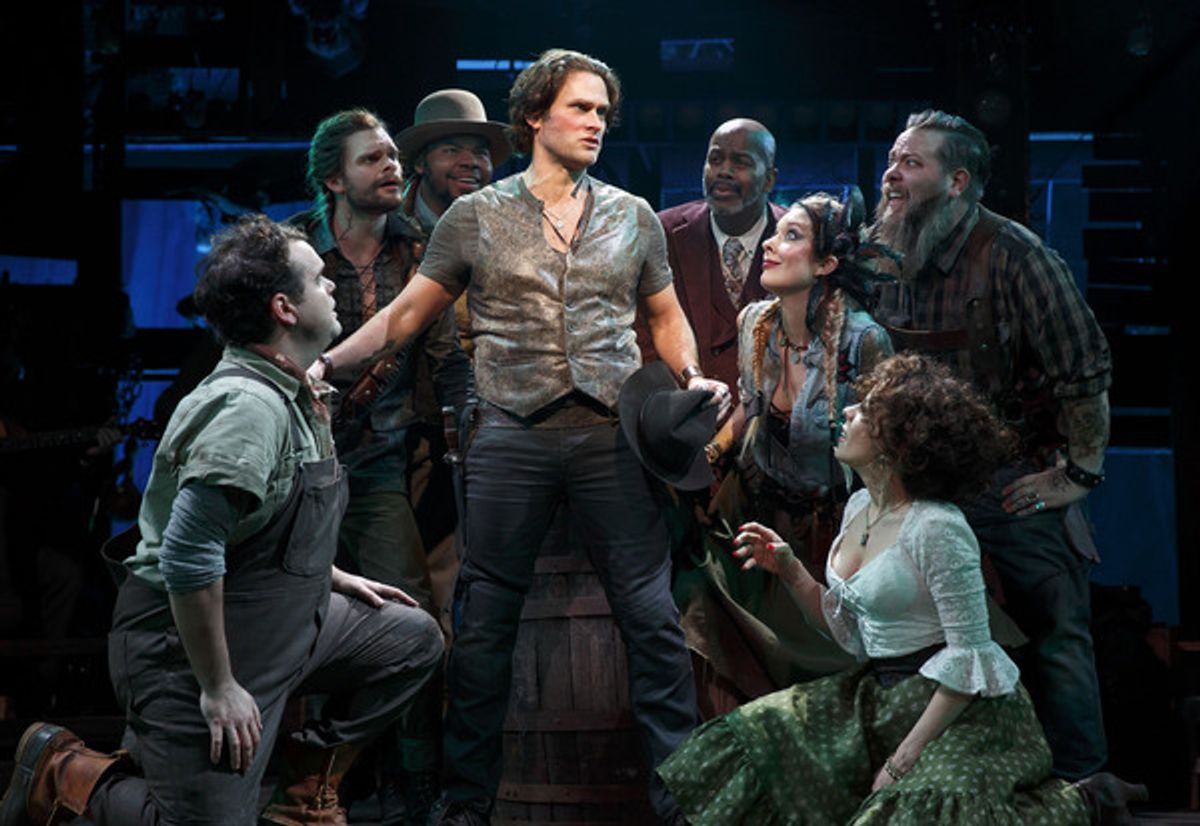 Steven Pasquale (Jamie Lockhart) and the company of THE ROBBER BRIDEGROOM at 