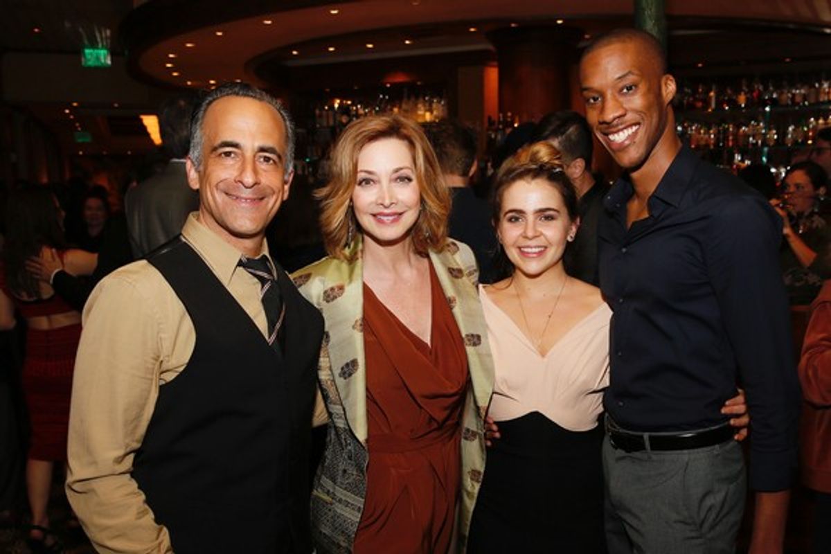 David Pittu, Sharon Lawrence, Mae Whitman and York Walker at 
