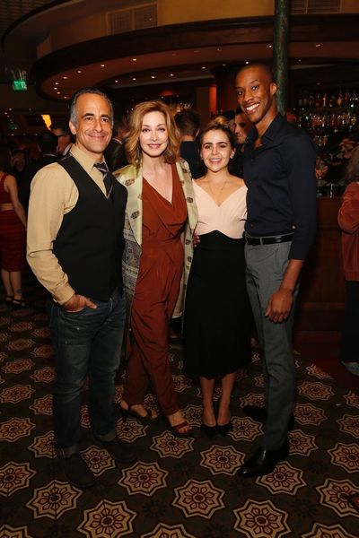 Cast members David Pittu, Sharon Lawrence, Mae Whitman and York Walker  Photo