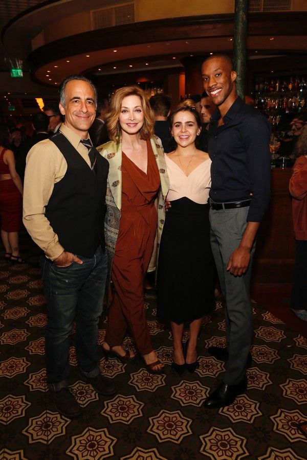 Cast members David Pittu, Sharon Lawrence, Mae Whitman and York Walker  Photo