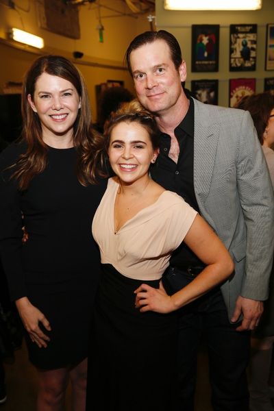 Actress Lauren Graham, cast member Mae Whitman and actor Peter Krause Photo