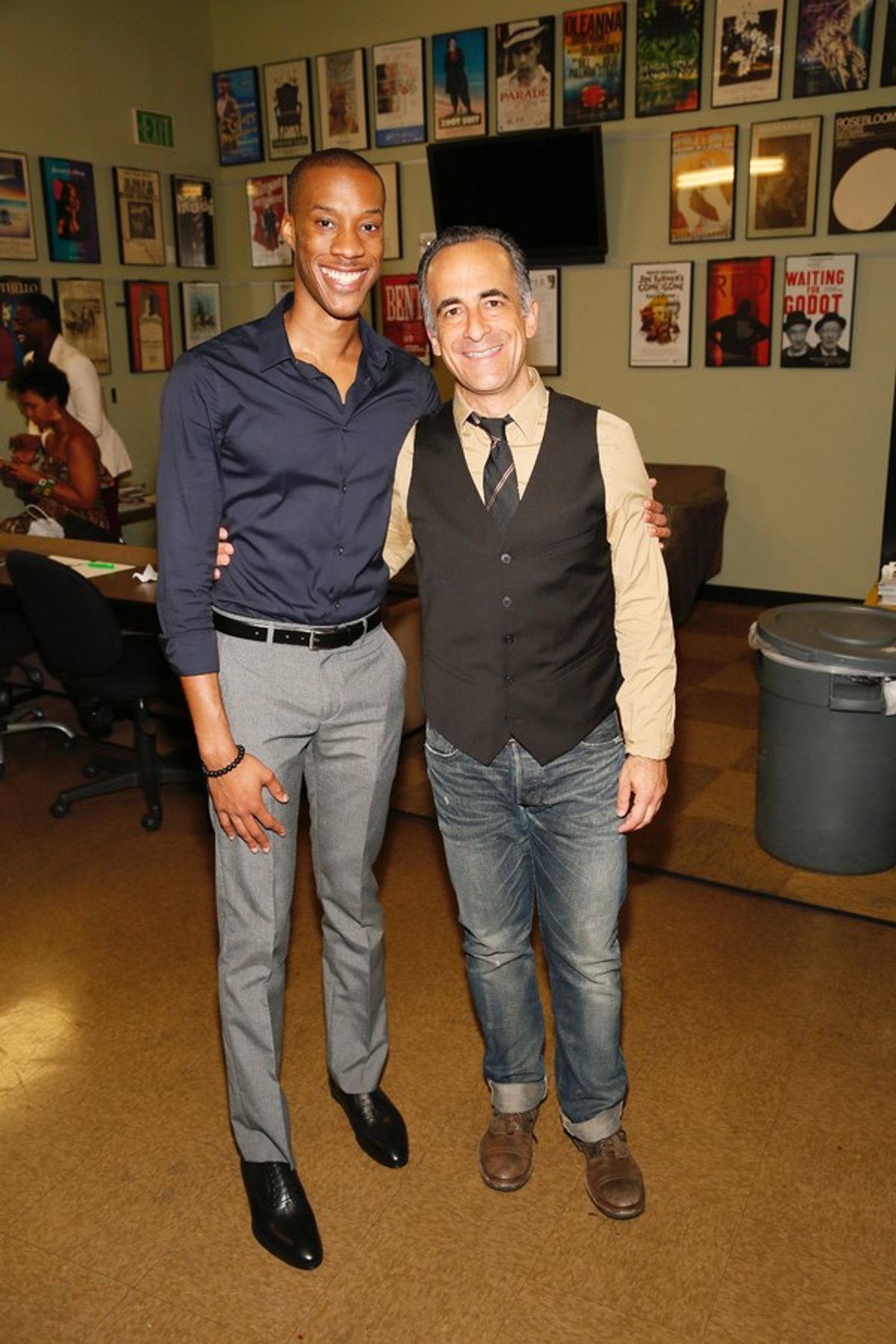 York Walker and David Pittu  at 