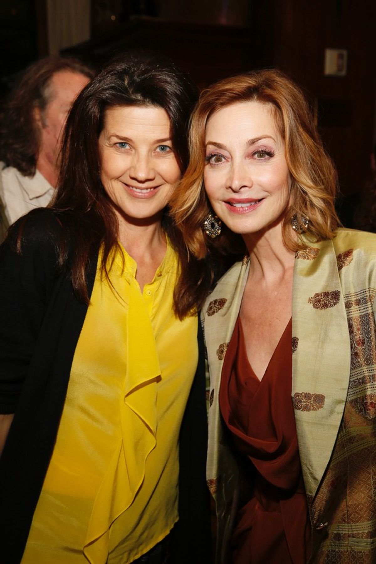 Actress Daphne Zuniga and cast member Sharon Lawrence at 
