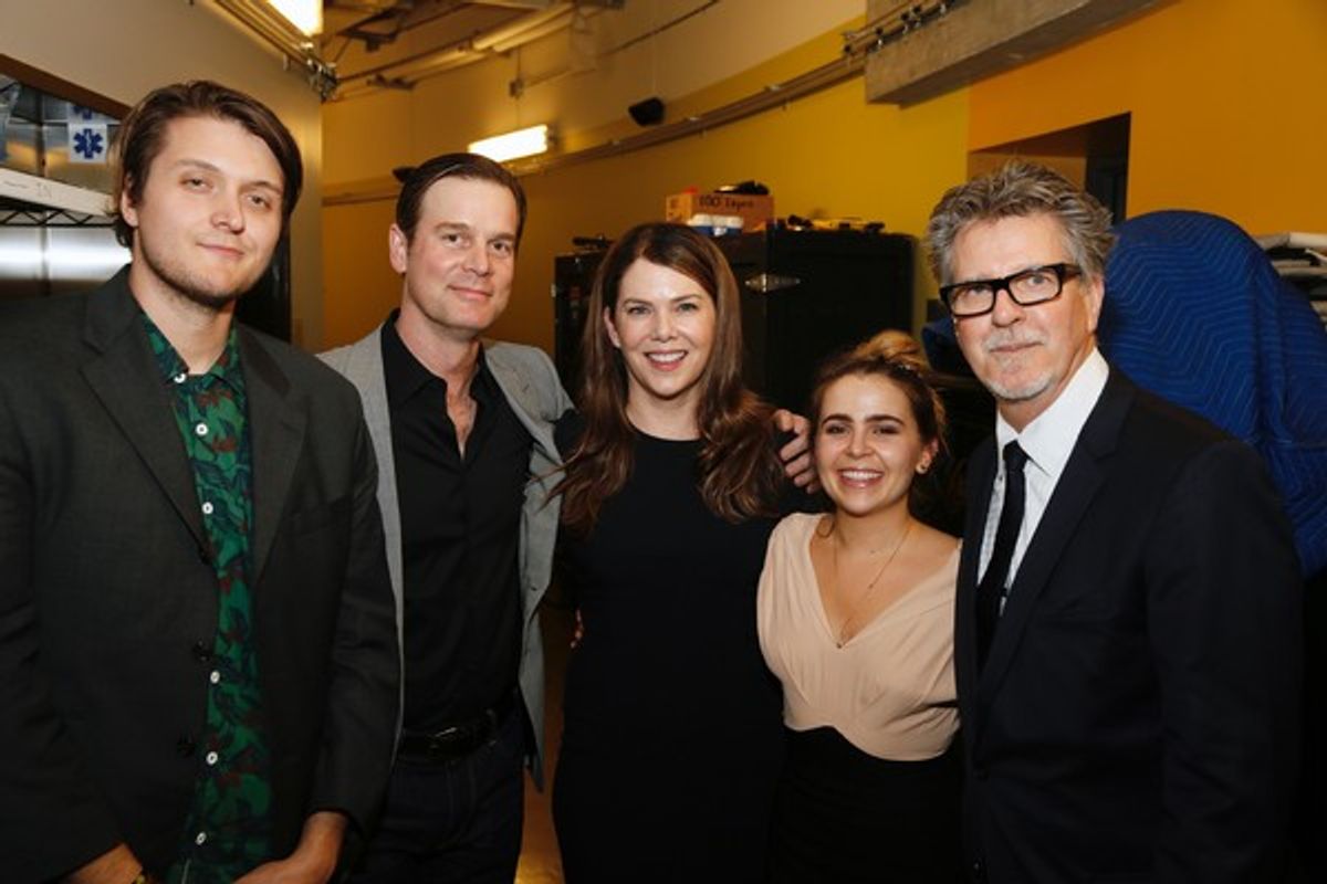 Charlie Brand, actor, Peter Krause, actress Lauren Graham, Mae Whitman and  Robert Egan at 