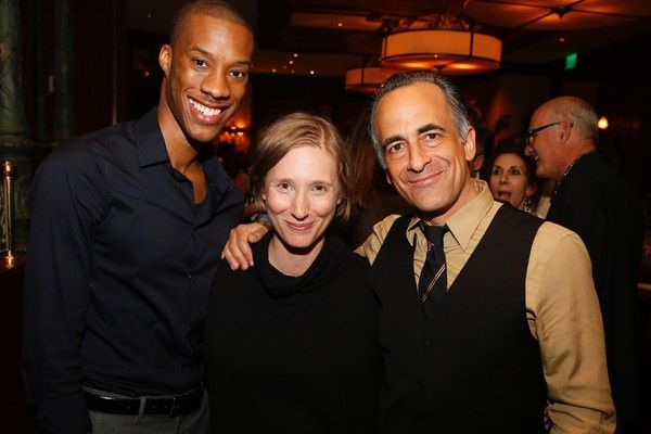 York Walker, playwright Bathsheba Doran and David Pittu Photo