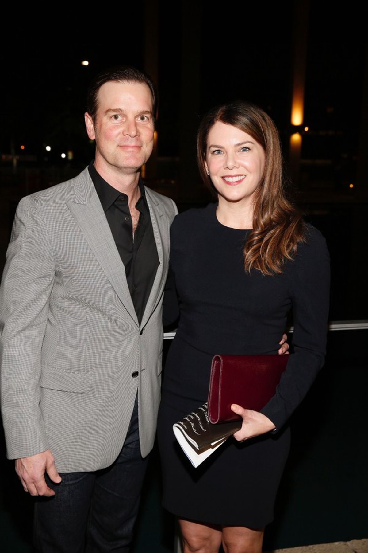 Actors Peter Krause and Lauren Graham at 