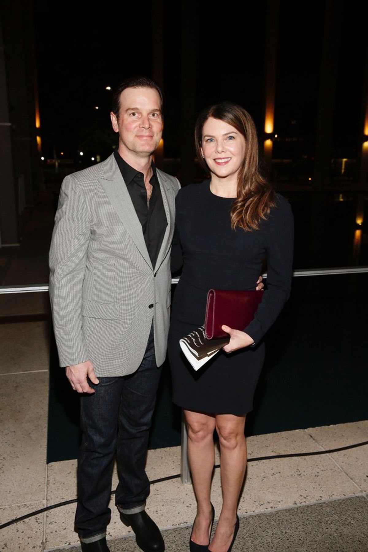 Actors Peter Krause and Lauren Graham at 